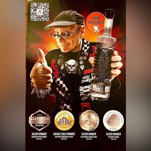 CHEAP TRICK RICK NIELSEN ROCKING VODKA POSTER